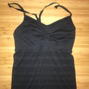 Lululemon Black Mesh Power Y Tank
